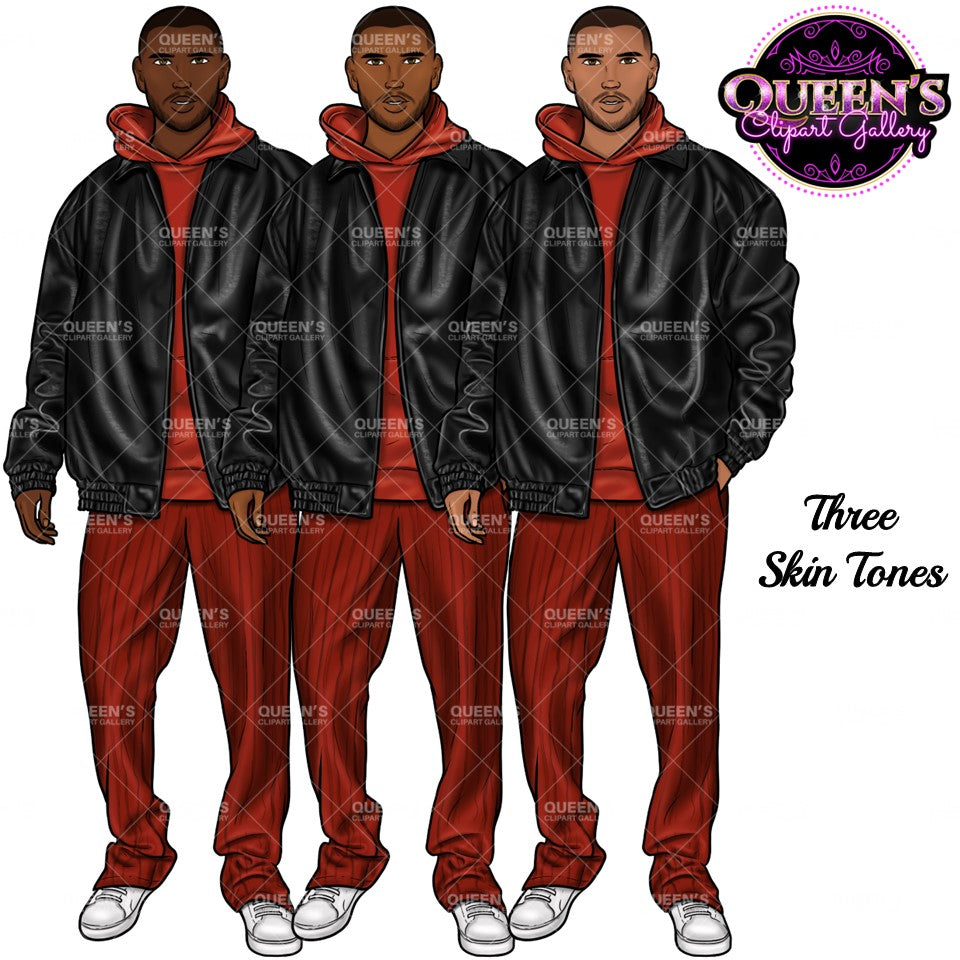Man clipart, Handsome man clipart, Boyfriend clipart, Casual man clipart, Male clipart, African American man clipart, Black man clipart