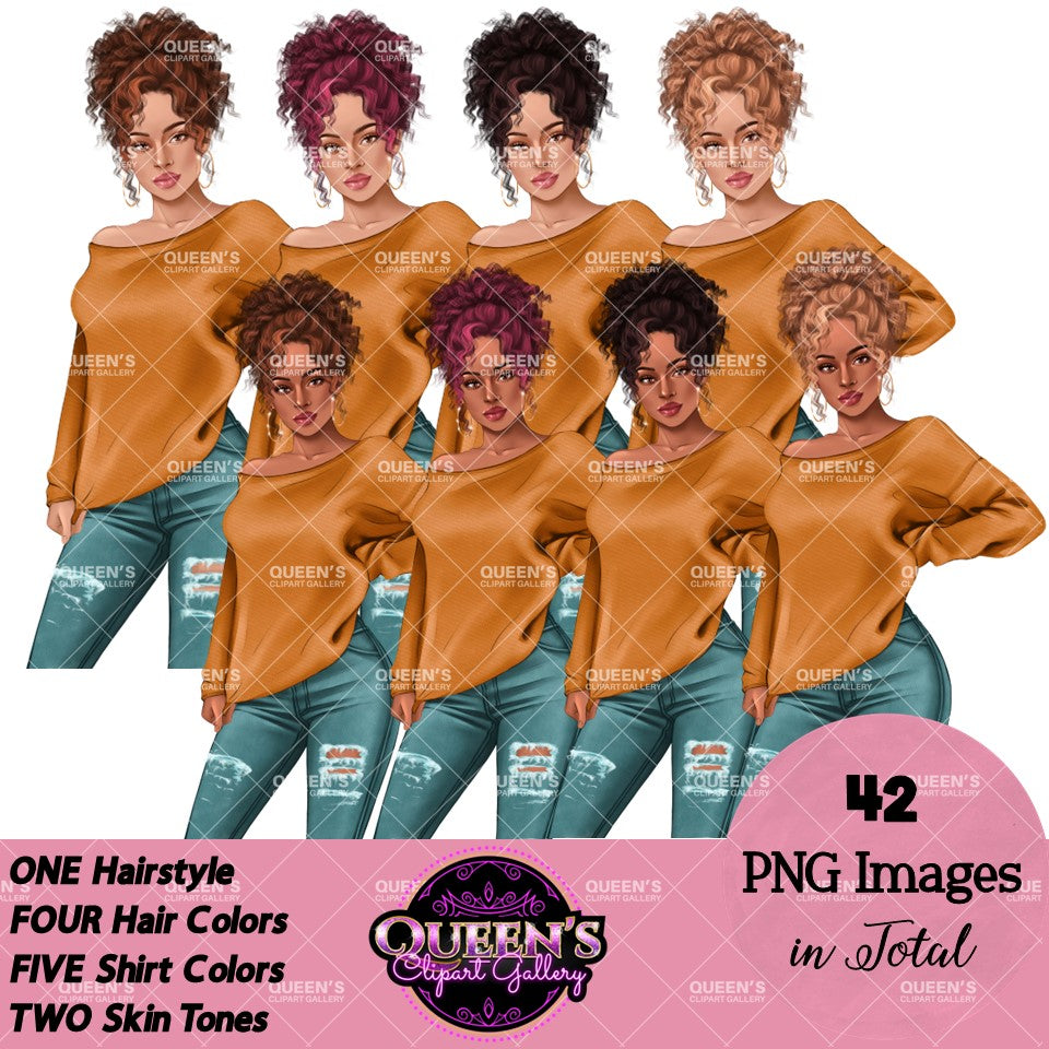Denim jeans girl, Jeans girl clipart, Teenager clipart, Fashion girl clipart, Fashion illustration, Girl clipart, Denim Girl, Teen girl