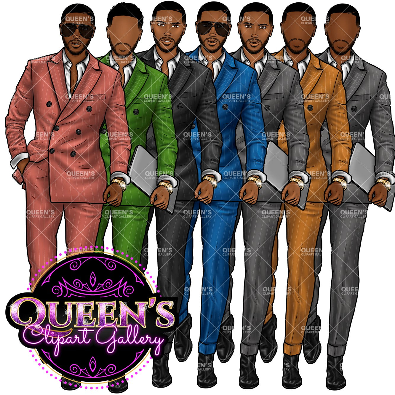 Man clipart, Handsome man clipart, Boyfriend clipart, Casual man clipart, Business man, African American man clipart, Black man clipart