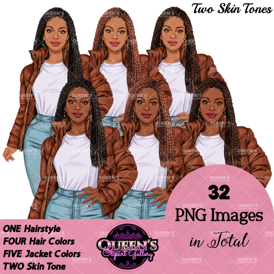 Afro girl clipart, Denim jeans girl, Jeans girl clipart, Teenager clipart, Fashion girl clipart, Fashion illustration, Girl clipart, Denim Girl, Winter clipart