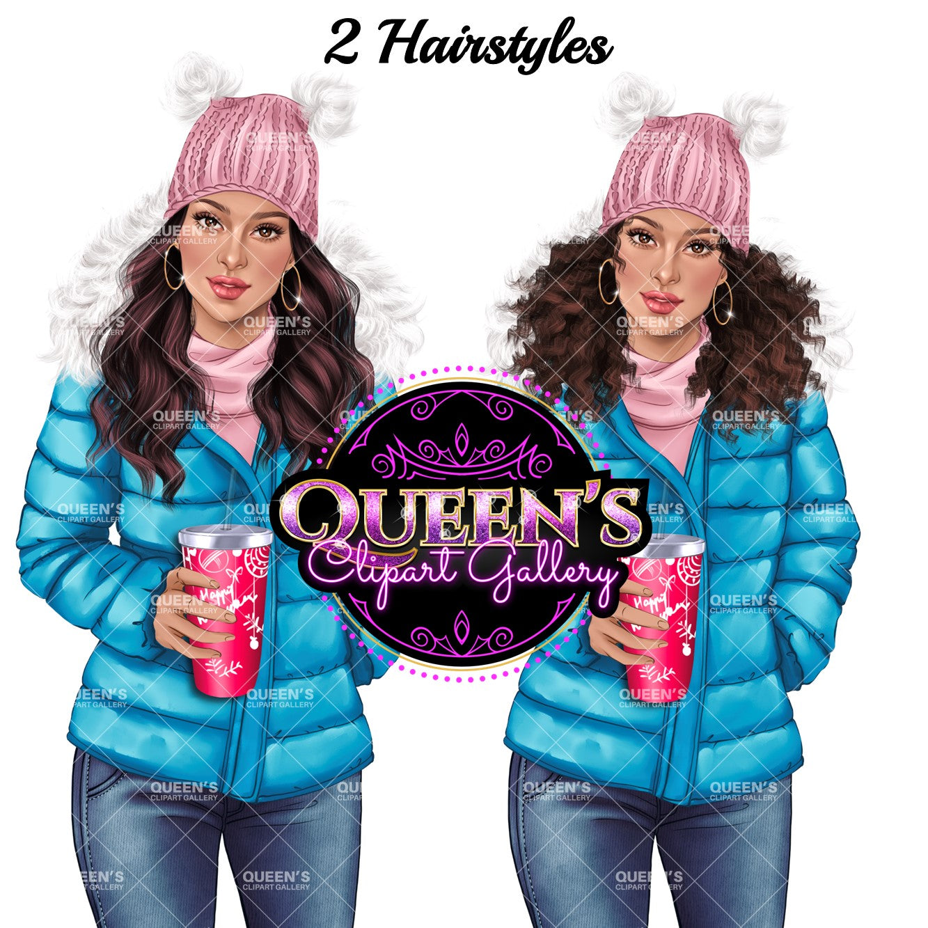 Denim jeans girl, Jeans girl clipart, Fashion illustration, Fashion girl clipart, Winter clipart, Coffee clipart, Girl with coffee clipart