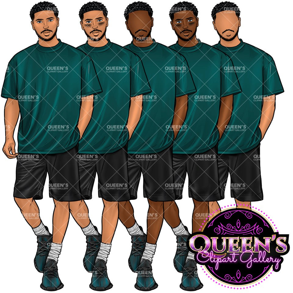 Fitness clipart, Handsome man clipart, Boyfriend clipart, Casual man clipart, Male clipart, African American man clipart, Black man clipart