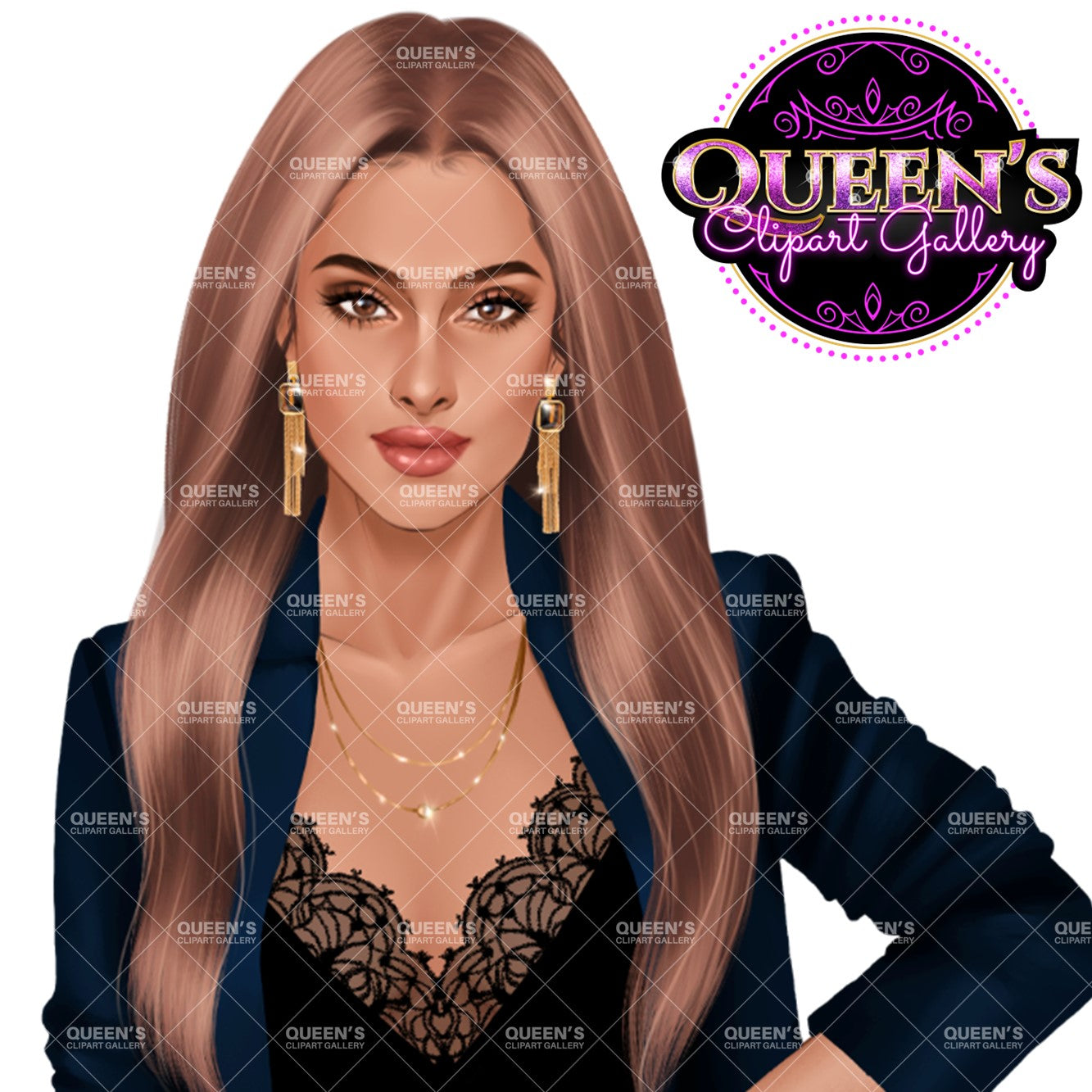 Fashion girl clipart, Lady clipart, Party clipart, Woman clipart, Fashion clipart, Lady in dress clipart, Boss lady clipart, Girl boss