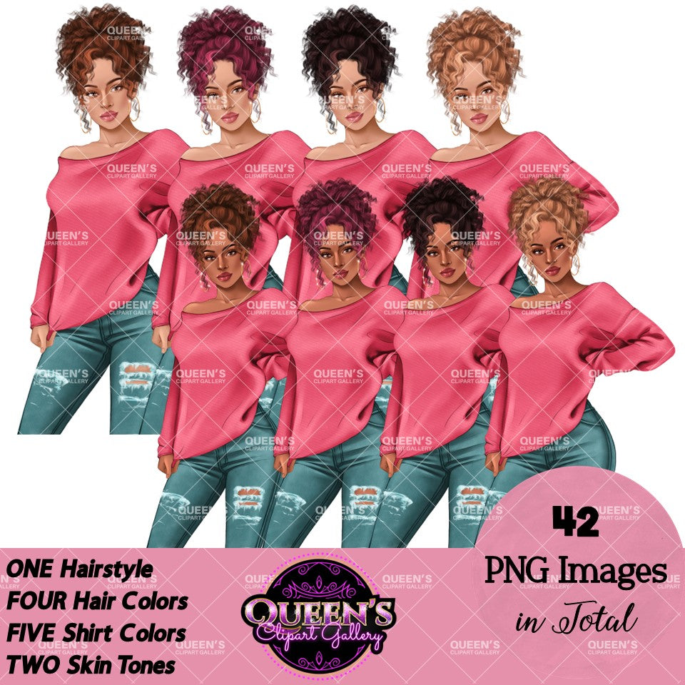 Denim jeans girl, Jeans girl clipart, Teenager clipart, Fashion girl clipart, Fashion illustration, Girl clipart, Denim Girl, Teen girl