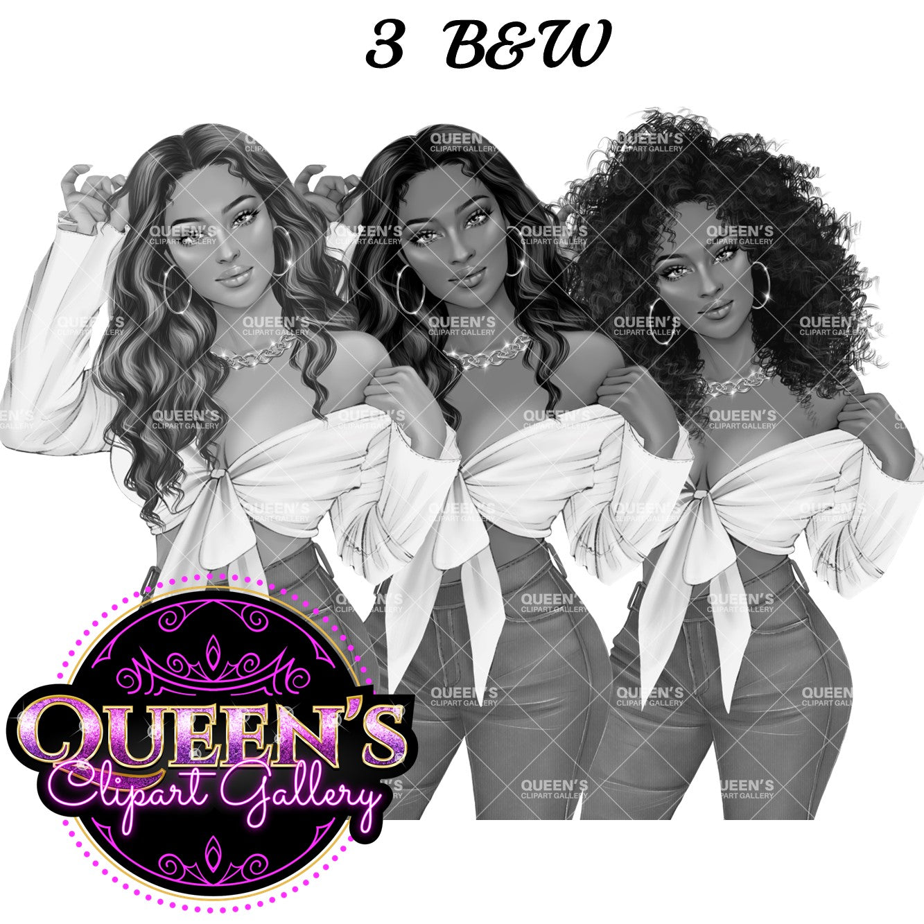 Denim jeans girl, Jeans girl clipart, Fashion girl clipart, Afro girl clipart, Lady boss, Denim girl, Summer girl, Fashion illustration