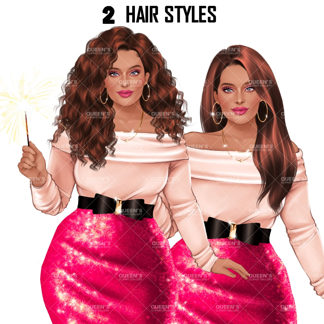 New Year Clipart, Fashion Illustration, Christmas, Party clipart, Celebration graphics, Fashion clipart, Celebration clipart, Fashion girl, Fashion illustration clipart, Curvy girl clipart, Woman clipart, Curvy woman png