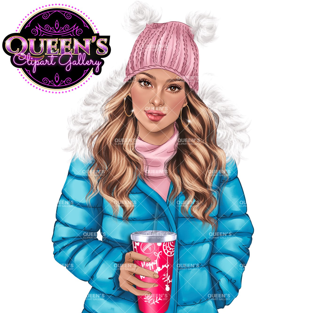 Denim jeans girl, Jeans girl clipart, Fashion illustration, Fashion girl clipart, Winter clipart, Coffee clipart, Girl with coffee clipart