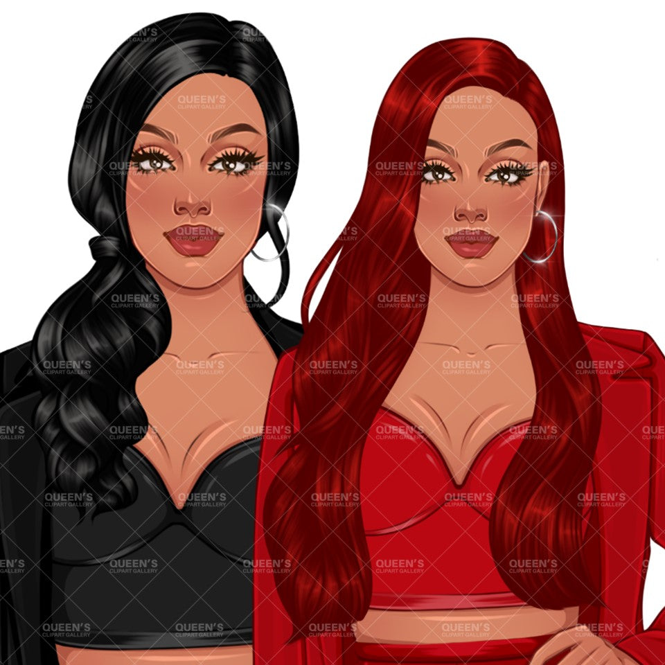 Lady boss, White woman clipart, illustration girl clipart, Girl clipart, fashion clipart, Fashion girl clipart, Girl boss clipart, White girl png, Fashion illustration clipart, Curvy girl, Woman in suit, Business woman