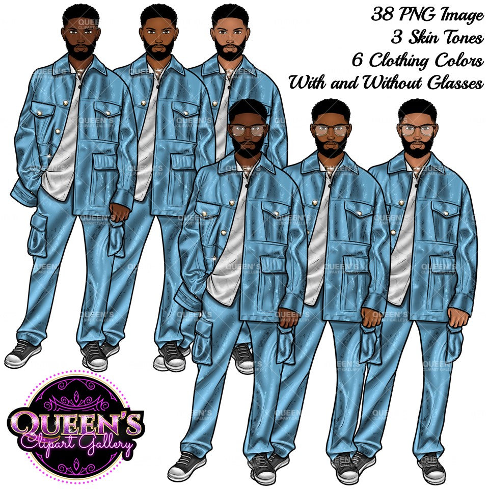Man clipart, Business man clipart, Boyfriend clipart, Casual man clipart, Boy clipart, Male clipart, African American man clipart