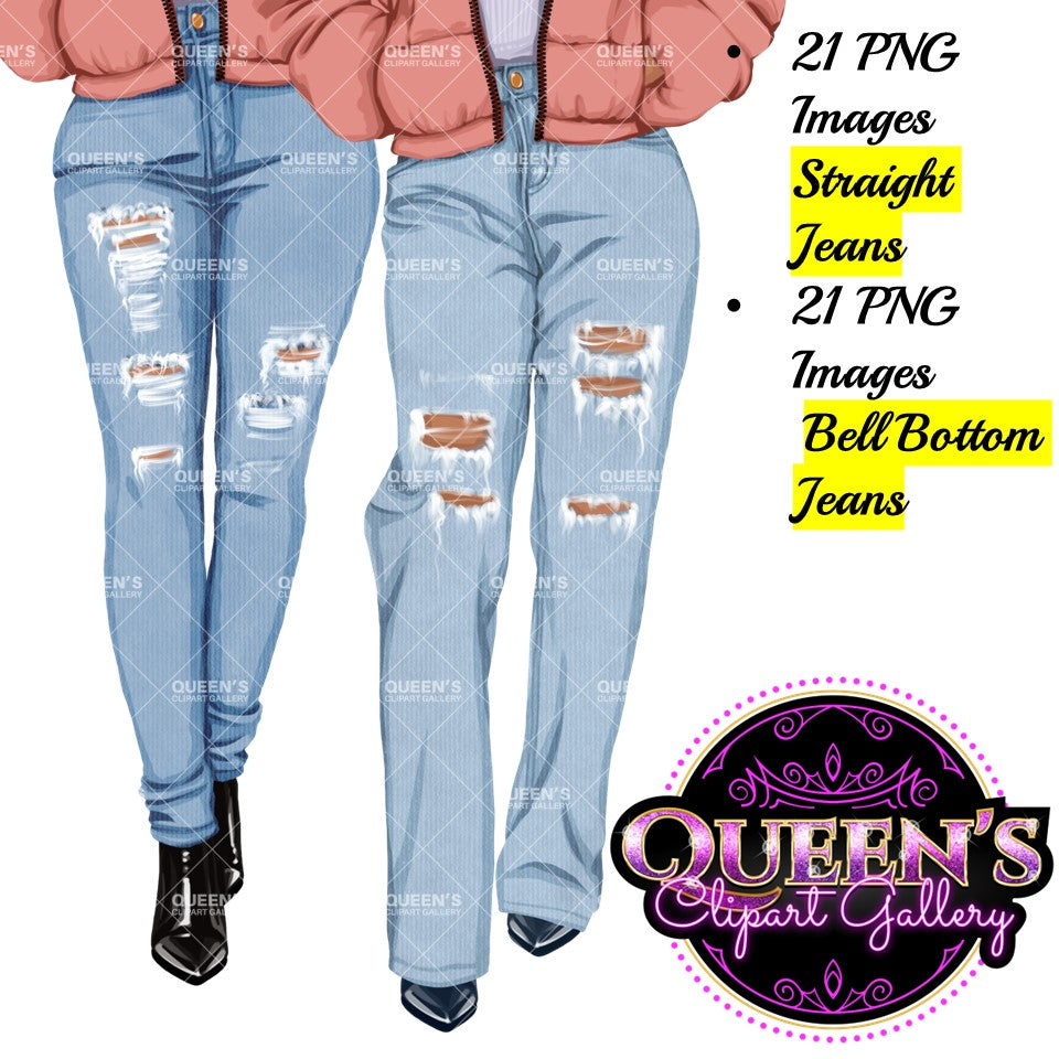 Afro Denim jeans girl, Jeans girl clipart, Teenager clipart, Fashion girl clipart, Fashion illustration, Afro girl clipart, Denim Girl, Teen