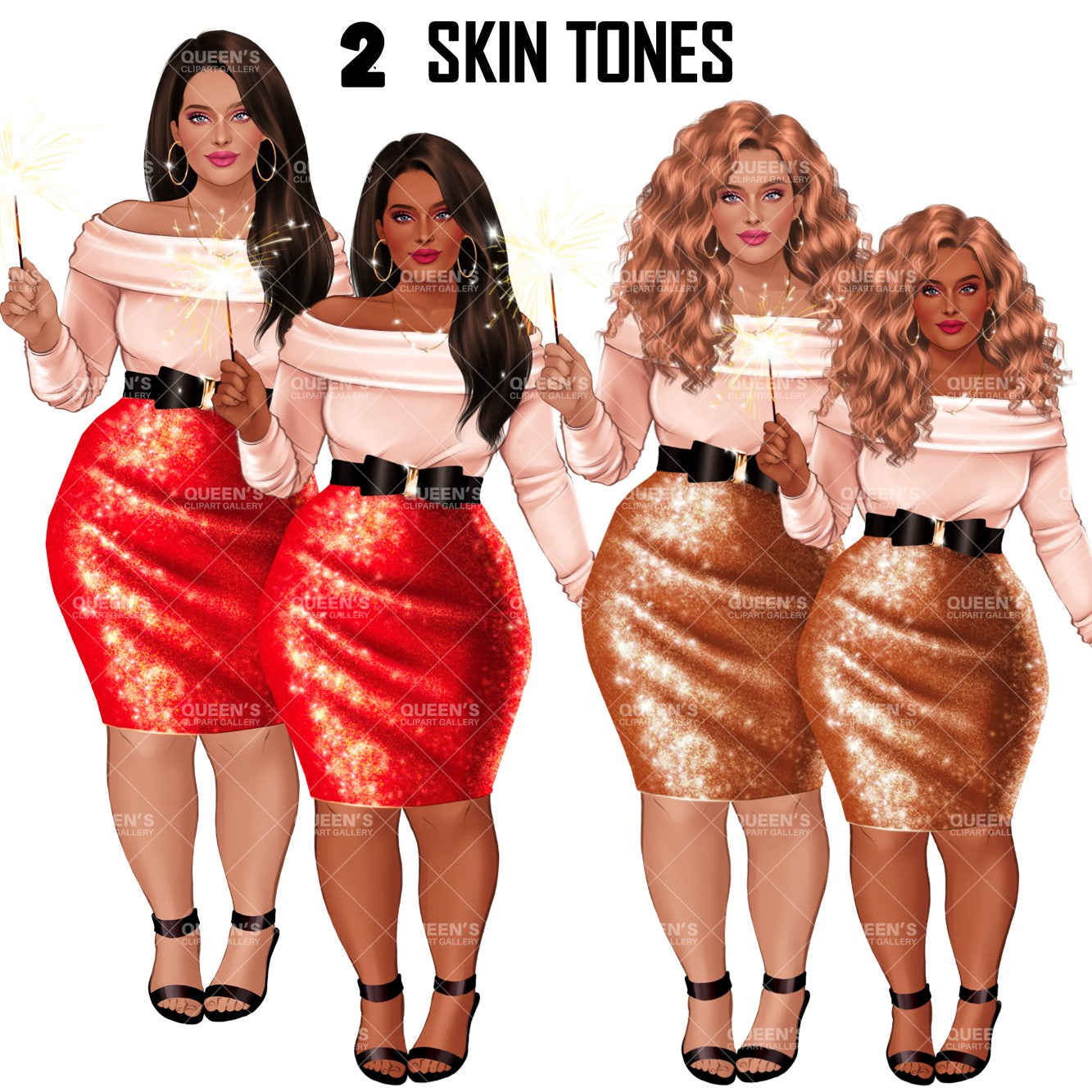 New Year Clipart, Fashion Illustration, Christmas, Party clipart, Celebration graphics, Fashion clipart, Celebration clipart, Fashion girl, Fashion illustration clipart, Curvy girl clipart, Woman clipart, Curvy woman png