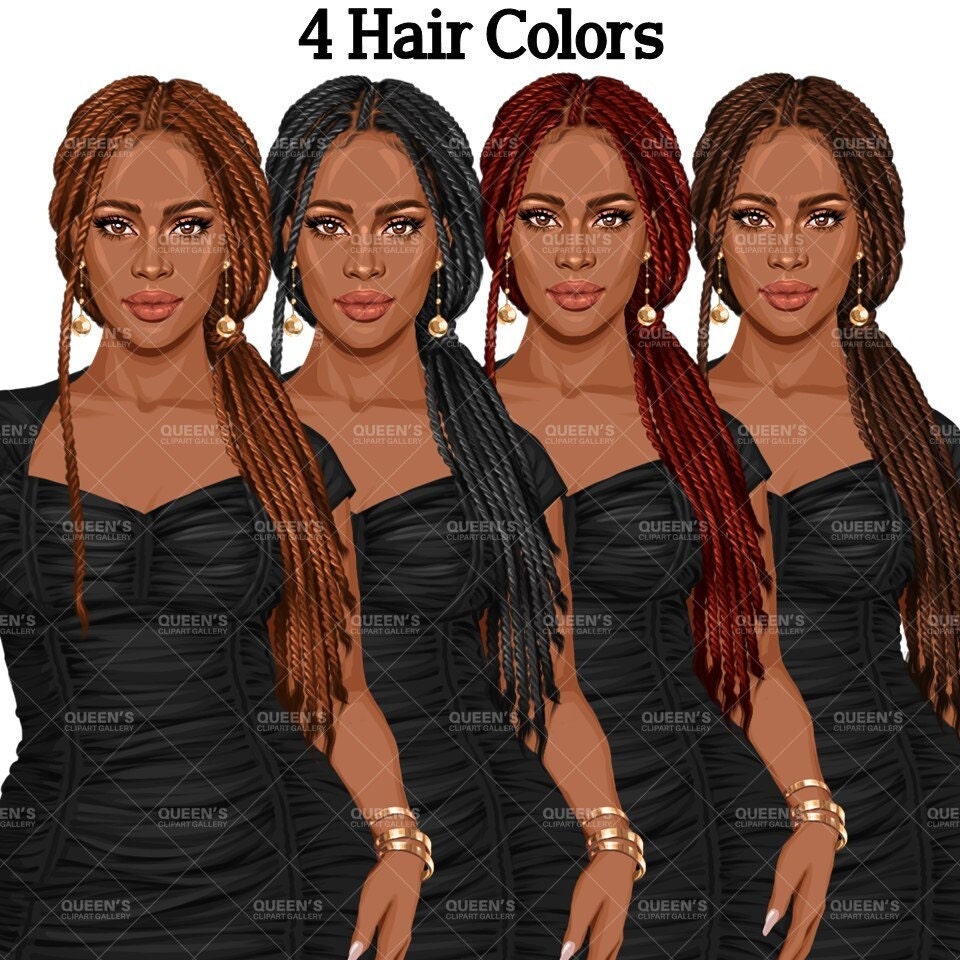 Elegant woman, Woman in dress, Black girl magic, Afro girl clipart, Fashion girl clipart, Black woman clipart, Boss lady, Curvy girl clipart