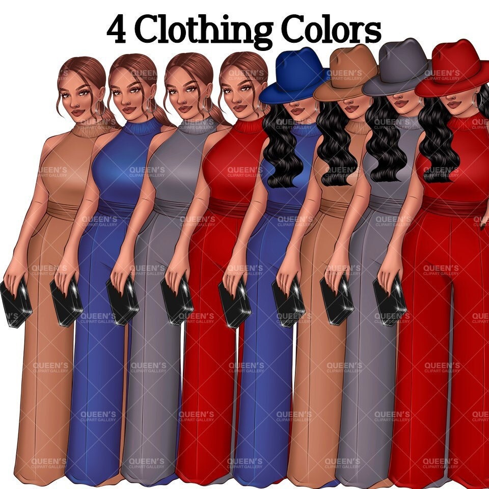 Boss girl, Fashion girl clipart, Fashion illustration clipart, Boss lady clipart, White woman clipart, Planner girl clipart, Curvy woman png