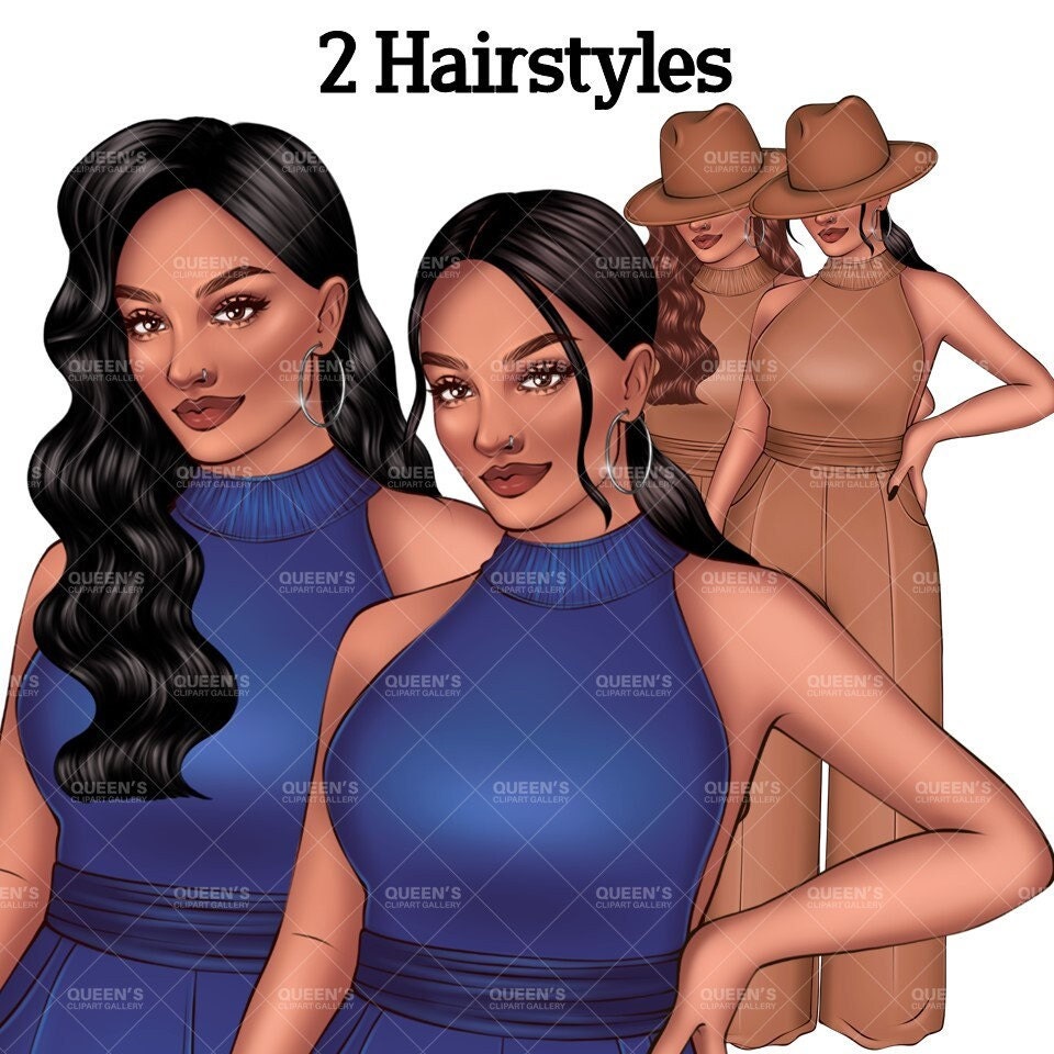 Boss girl, Fashion girl clipart, Fashion illustration clipart, Boss lady clipart, White woman clipart, Planner girl clipart, Curvy woman png