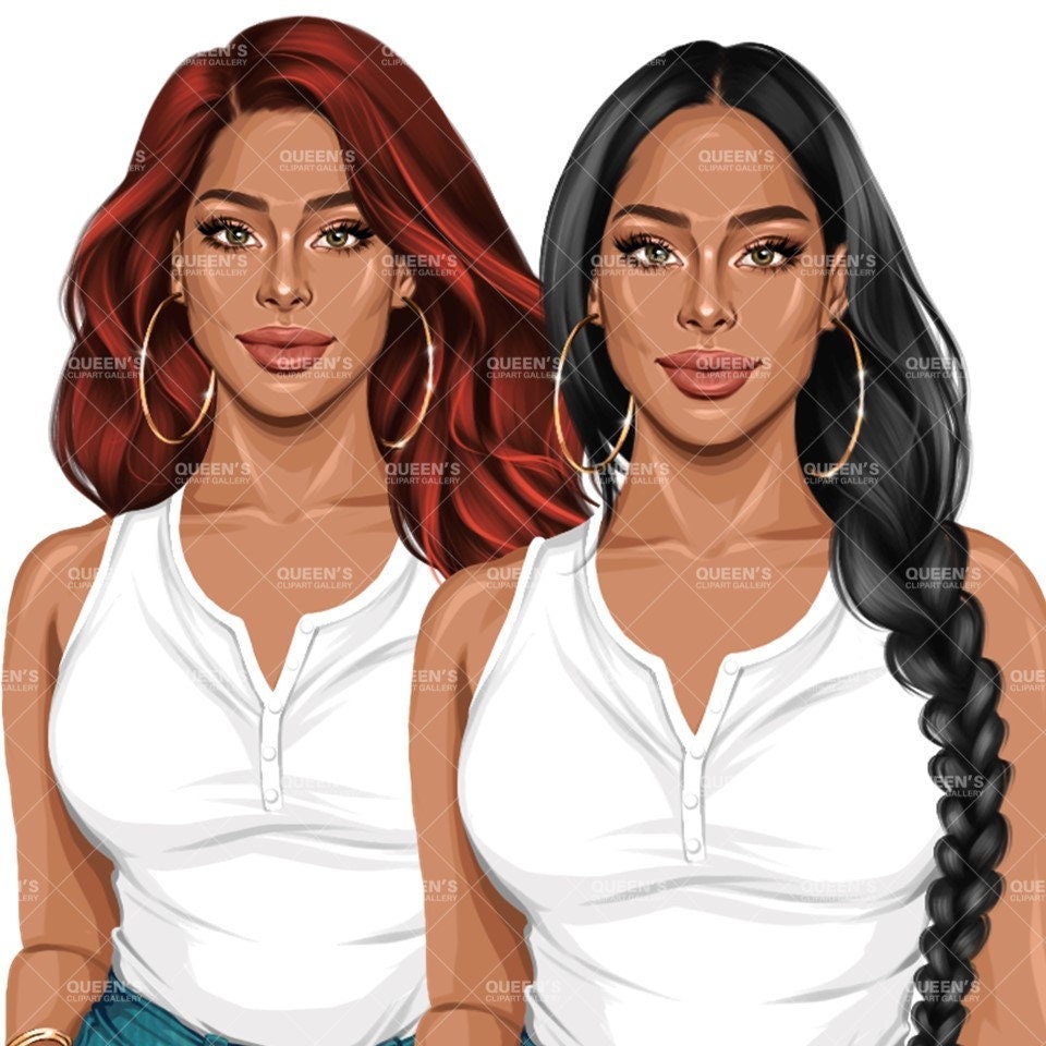 Summer girl clipart, Curvy denim girl, Jeans girl clipart, Girl in shorts, Woman clipart, Fashion girl clipart, Girl boss, Fashion woman