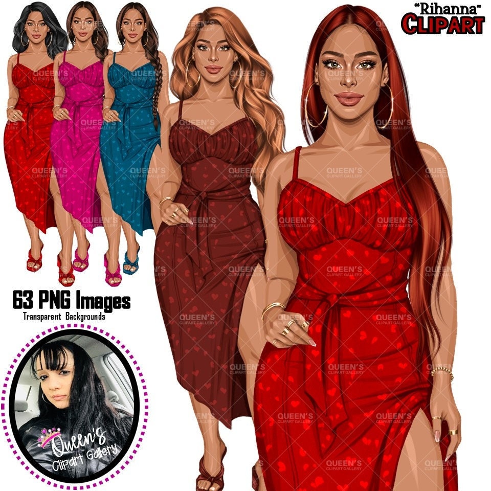 Girl in Summer Dress, Fashion girl clipart, Fashion illustration clipa   Queen's Clipart Gallery