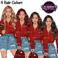 Teen Girl Clipart PNG | High School Girl Clipart | Fashion Teen Girl Graphics | School Teen PNG | Denim Skirt Teen Clipart