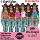 Fashion Woman Clipart PNG | Western Cowgirl Clipart | Stylish Woman Illustration | Denim Fashion Girl Clipart | Fashion Girl Clipart