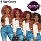 Afro Teen Girl Clipart PNG | High School Girl Clipart | Black Teen Student Illustration | Fashion Teen Girl PNG