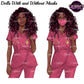 Black Nurse Clipart PNG | African American Nurse Clipart | Healthcare Hero PNG | Medical Scrubs Clipart | Nurse Illustration