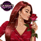 Valentine's Day rose, Afro woman in red dress, Valentine clipart, Fashion Illustration, Fashion girl png, Red rose, Love, Girl boss planner, Love