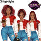 Afro Teen Girl Clipart PNG | High School Girl Clipart | Black Teen Student Illustration | Fashion Teen Girl PNG