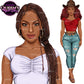 Afro Fashion Girl Clipart PNG | Western Cowgirl Clipart | Black Woman Fashion Illustration | Denim Girl Clipart | Fashion Girl Clipart