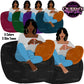 Black Woman Flat Clipart Bundle | Flat Illustration | Flat Design | Black Woman Clipart | Black Girl Magic