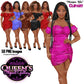 Black woman clipart with box braids and natural afro hairstyles wearing colorful ruched mini dresses, PNG illustrations with transparent backgrounds