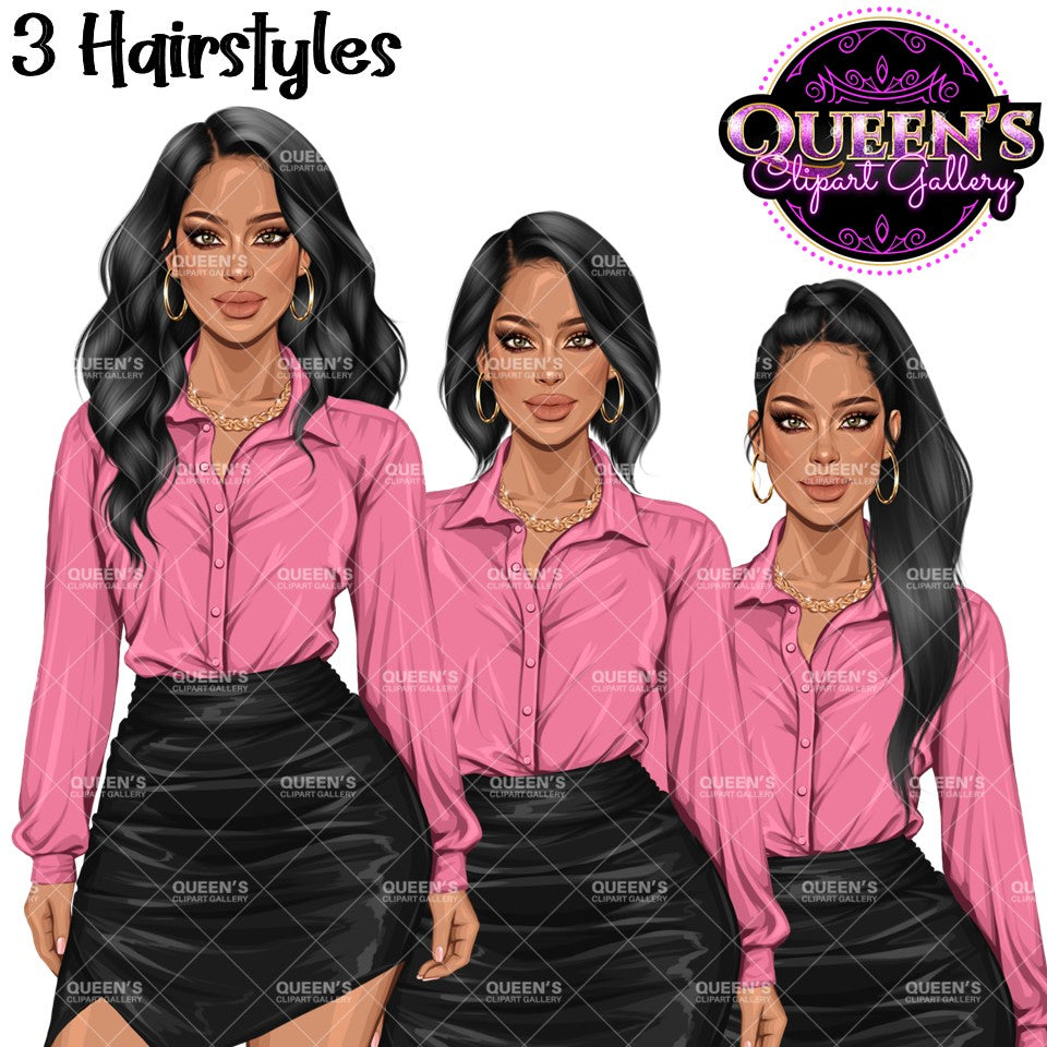 Professional Woman Clipart PNG | Business Woman Clipart | Corporate Woman PNG | Office Woman Clipart | Fashion Girl