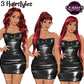 Leather Dress Woman Clipart Bundle | Black Woman and White Woman Clipart | Fashion Woman PNG | Curvy Woman Clipart | Fashion Girls