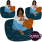 Black Woman Flat Clipart Bundle | Flat Illustration | Flat Design | Black Woman Clipart | Black Girl Magic