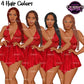 Lingerie clipart featuring an African American woman with 4 hair color variations with lace lingerie and transparent PNG backgrounds.
