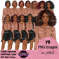 Professional Woman Clipart Bundle PNG | Business Woman Clipart | Corporate Woman PNG | Office Woman Clipart