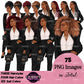 Business Woman Clipart | Executive Woman Clipart | Boss Lady PNG | Professional Woman Graphics | Fashion Women Clipart