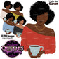 Black Woman Flat Clipart Bundle | Flat Illustration | Flat Design | Black Woman Clipart | Black Girl Magic