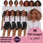 Professional Woman Clipart Bundle PNG | Business Woman Clipart | Corporate Woman PNG | Office Woman Clipart