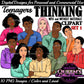 High School Teen Clipart Bundle | Teen Student Clipart | High School Students PNG | Diverse Teenagers Clipart
