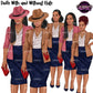 Black business woman clipart with and without fedora hats, braids and natural hairstyles, PNG with transparent backgrounds.