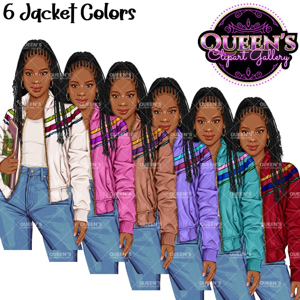 Student Clipart PNG | Teen Girl Clipart | School Girl Clipart | Student PNG | Educational Clipart