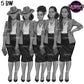 Black and white business woman clipart with braids, natural hairstyles and fedora hats, PNG with transparent backgrounds.