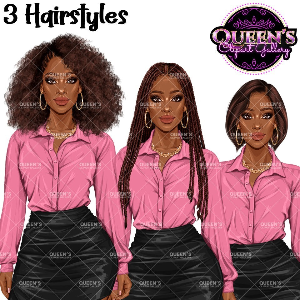 Professional Woman Clipart Bundle PNG | Business Woman Clipart | Corporate Woman PNG | Office Woman Clipart