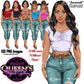Cowgirl clipart PNG featuring a fashionable western woman with cowboy hat, multiple hairstyles, hair colors, outfit color variations, and transparent background. Woman clipart PNG, modern female illustration for planners, websites, educational resources, and commercial use.