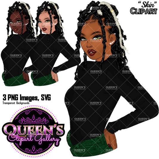 Afro girl clipart | Fashion clipart | Black woman clipart | Black girl magic | Fashion girl clipart | Girl boss clipart | Black girl png | Teenager