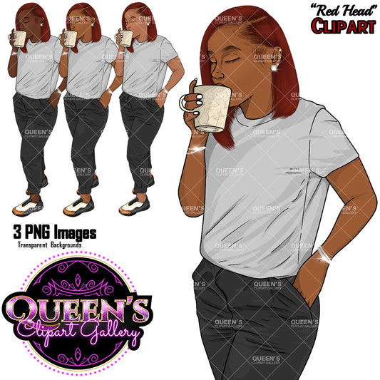 Afro girl clipart,  Black woman clipart, Black girl magic, Fashion girl clipart, Woman drinks coffee, Black girl png, Relax at home, Coffee