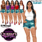 Fashion woman clipart wearing distressed denim shorts and colorful sleeveless tops with long hair and braided hairstyles, stylish summer girl PNG with transparent backgrounds