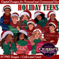 Christmas Clipart | Teenagers Clipart | Holiday Clipart | Christmas Teens | High School Teens Clipart | Christmas Sweater | Santa Hats