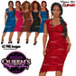 Black woman clipart collection featuring elegant Afro women in colorful fitted dresses with braids and natural curly hairstyles.