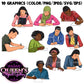 High School Teens Writing Clipart | Teens Writing Clipart | Teenager Clipart