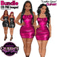 Leather dress clipart PNG featuring a stylish African American woman and Non-African American woman in a faux leather bodycon dress with multiple hairstyles, hair colors, dress color variations, and transparent background. Fashion women clipart PNG, stylish female illustration for planners, websites, branding, and commercial use.